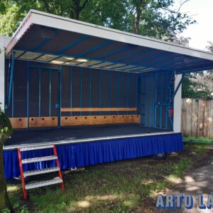 Podiumwagen Klein Huren - Arto Laros Events