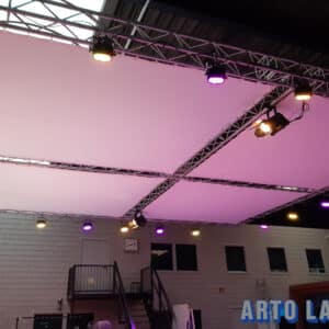 Trussconstructie Showtec Spandoek Bedrijfsfeest - Arto Laros Events