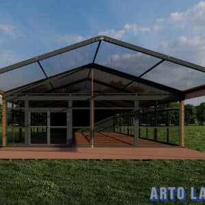 Aluhal Antraciet Modern - Arto Laros Events